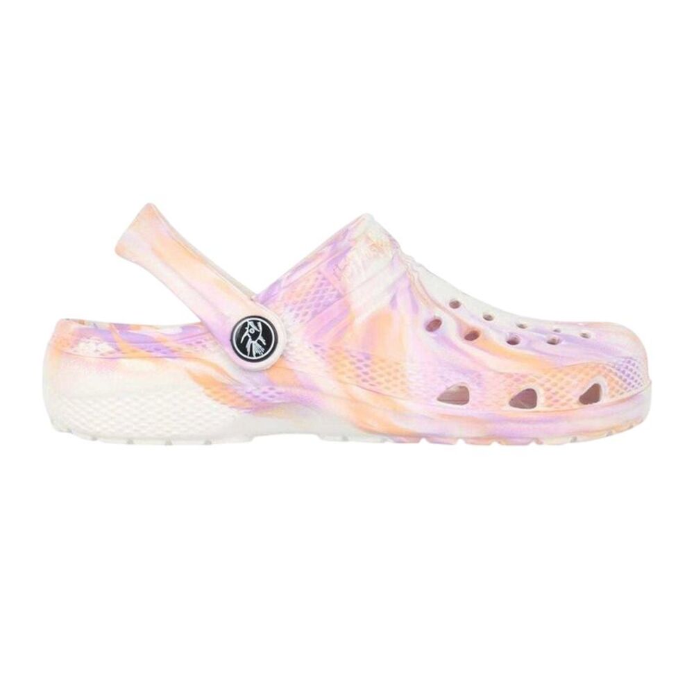 Hot Tuna Childrens/Kids Marble Effect Clogs / Pink
